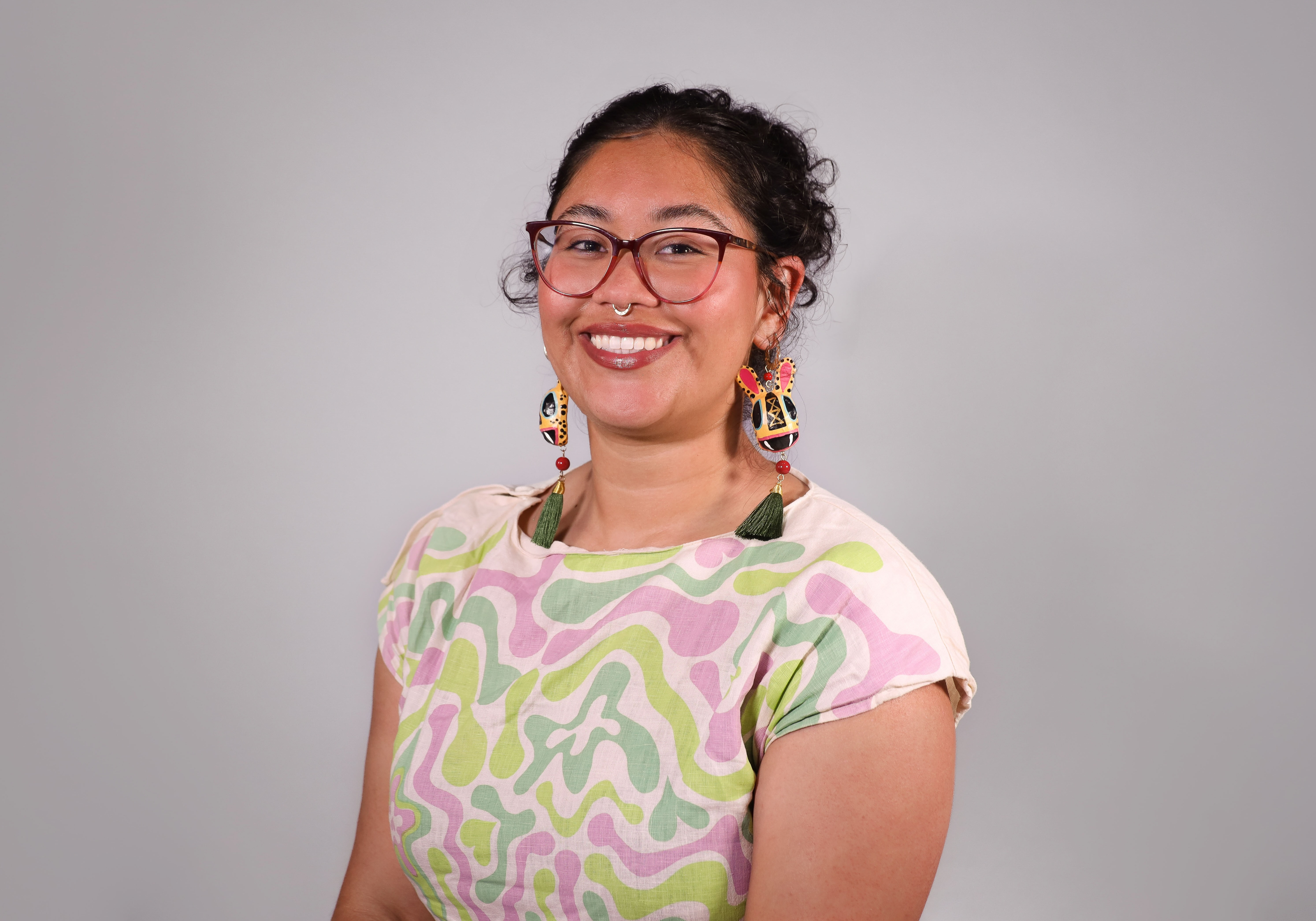 Professional AS headshot of Karla Santiago-Reyes, Graduate Rep at Associated Students at San Francisco State University.
