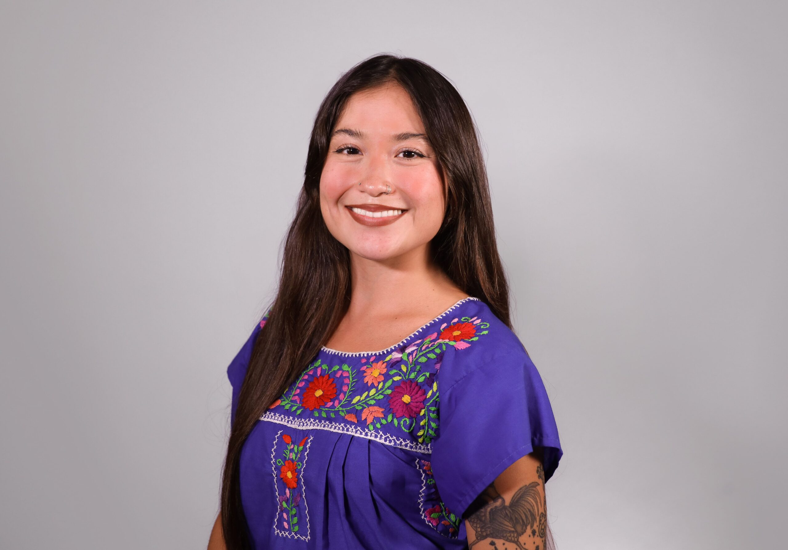 Professional AS headshot of Sophia Amigon-Huertero, Ethnic Studies Representative for Associated Students at San Francisco State University.